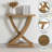 Arbri 31.25" Criss-Cross Console Table-118229105