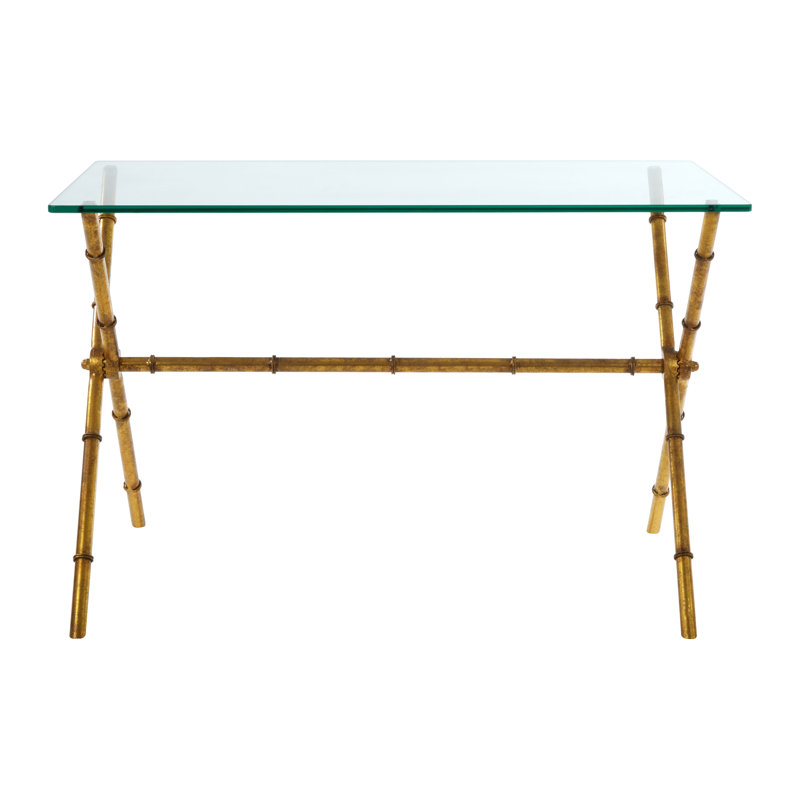 Pals 120cm Glass Top Console Table
