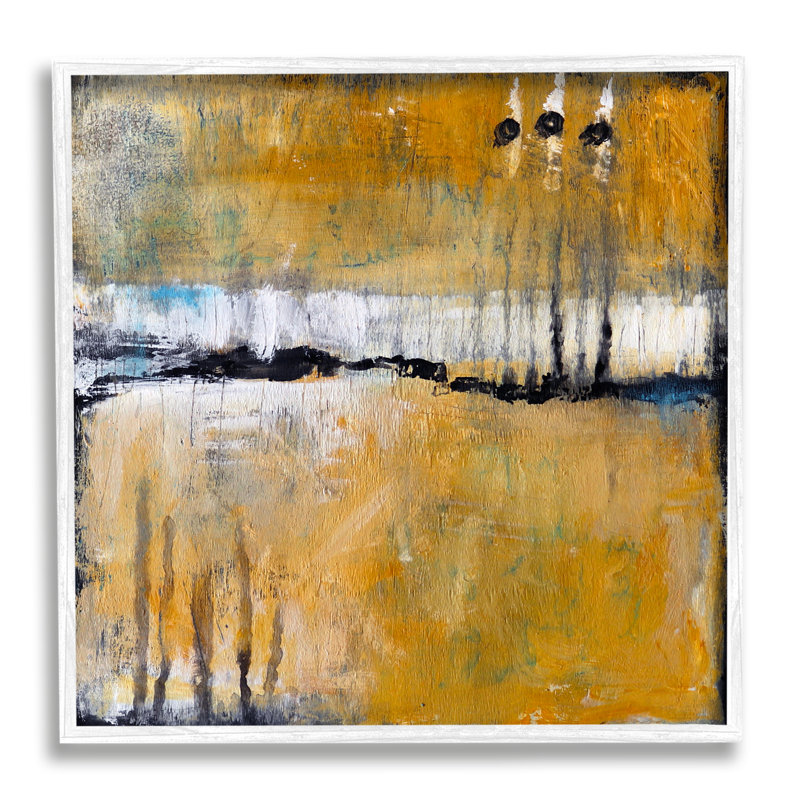 Art urbain texturé noir, art urbain texturé noir par Judi Bagnato, H 17 po x l 17 po, Giclée encadrée blanc bord de mer
