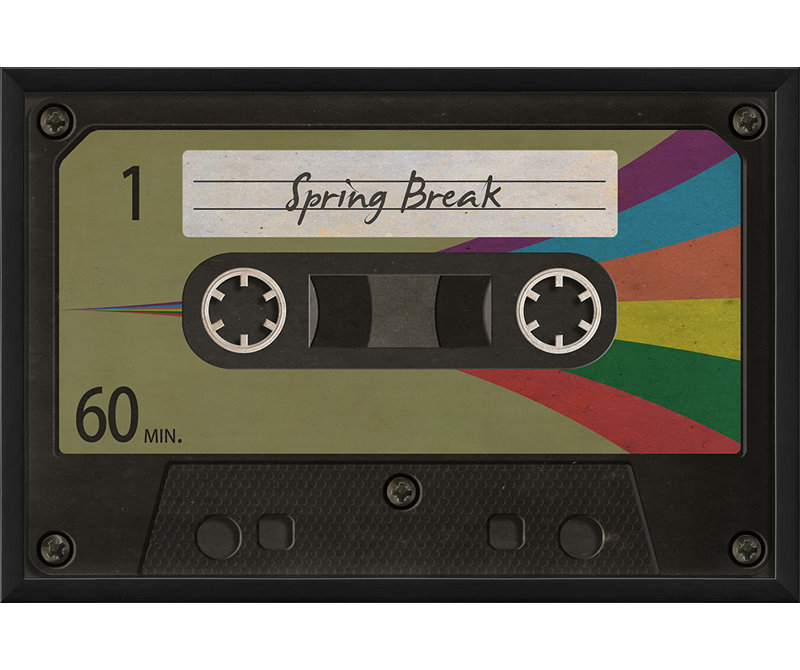 « tape tape break break », impression encadrée