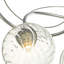 Hegland Glass Semi Flush Mount