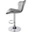 Tabouret de comptoir pivotant à hauteur réglable 32,5 po Anjolee avec structure en métal-347926591