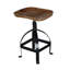 Tabouret pivotant en bois massif Bridgeview