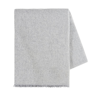 Light Gray Italian  Cashmere Throw