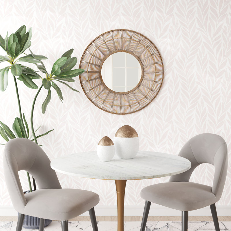 Babs Metal Round Wall Mirror