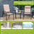 Steel Outdoor Folding Dining Armchair