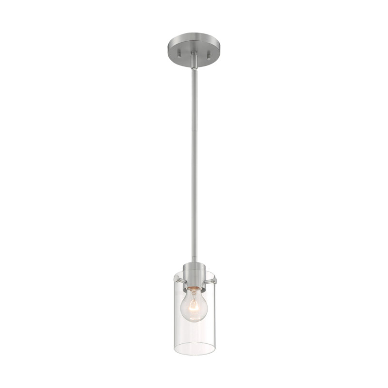 Barines 1 - Light Single Pendant, Brushed Nickel
