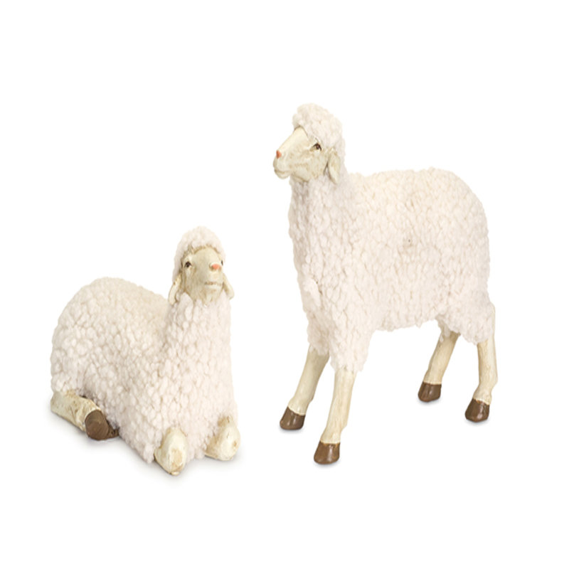 Ensemble de 4 figurines de moutons Griselda