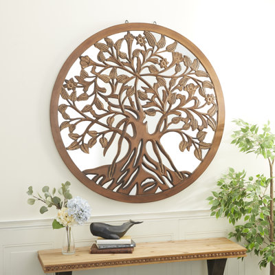 Décoration murale grand arbre en bois