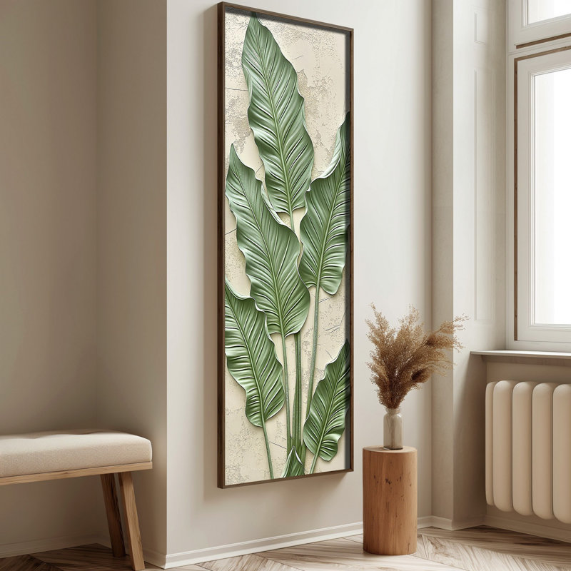 Élégante peinture décorative en panneau de fibres à densité moyenne, 15,8 po x 47,2 po | 100% UV imprimé sur panneau de fibres à densité moyenne de 3 mm avec cadre durable en bois de pin 100% (épaisseur: 0,14 pouce) | Art mural parfait pour le salon, la chambre à coucher et le bureau