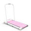 Tapis de marche rose 2 en 1 avec tapis roulant sous la table avec télécommande et affichage à DEL Moteur amélioré de 2,5 ch à 5 couches - Machine à jogger à courroie mobile - Poignée multifonction-133269349