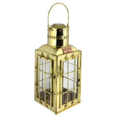 Metal Wall Lantern with Candle Included