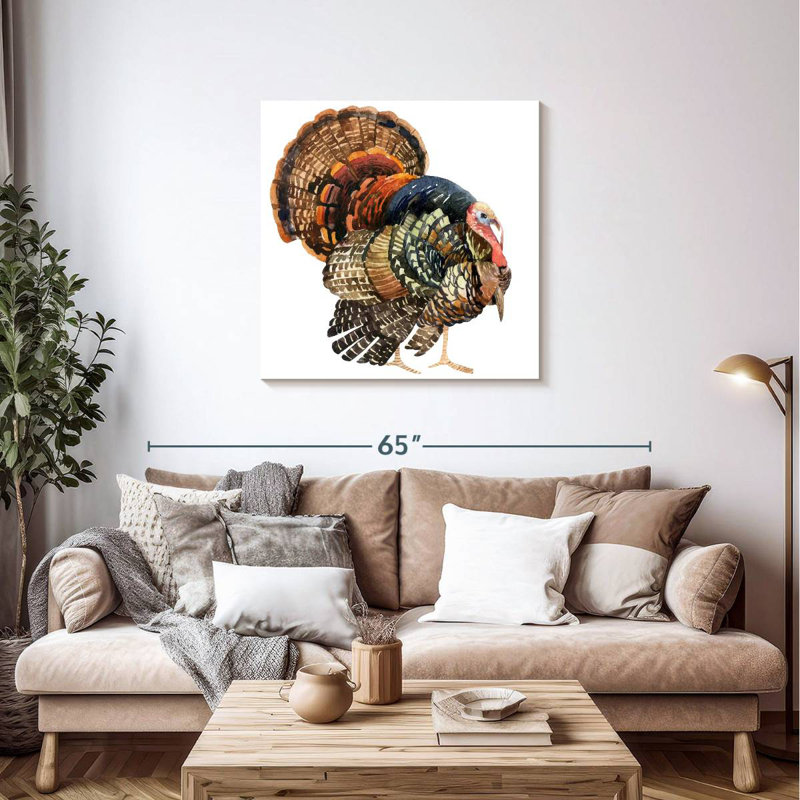 Brampt Turkey, 36" H x 36" W