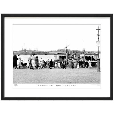 Woolston, The Floating Bridge C1955 by Francis Frith - Single Picture Frame Print