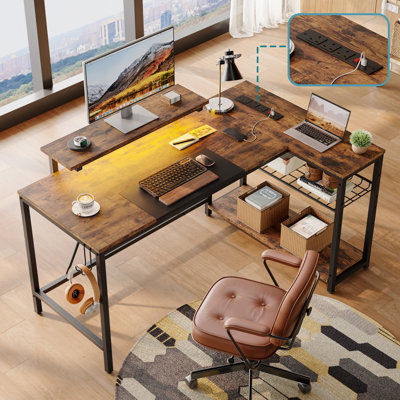 Adran Modular Iron Computer Desk