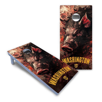 Ensemble de cornhole Washington toutes saisons en composite