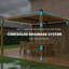 Pergola d'extérieur, pergola à persiennes, pergola de patio (pergola seulement)
