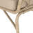 Garden Relax Spot : Weave & Water- Upholstery, 48.50"w X 28.25"d 28.75"h, Assembly Required, 600 Lbs Load Capacity Terrace Chill Construction Waterproof Cushions, 48.5"w Weight