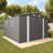Large Outdoor Storage Shed with Double Doors and Windows, 10x12FT