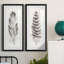 Cadre photo, ensemble de peintures sur papier