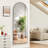 Arched Metal Oversized Full Length Mirrors Wall Mirrors with Stand-1728060877-1698131529