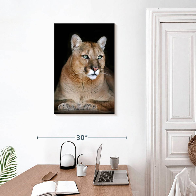 Chat sauvage majestueux Brampt, H 30 po x l 20 po