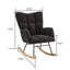 Chaise berçante rembourrée Modern-863476403