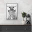 Impression sur toile encadrée, animaux, drôle, salle de bain, vache Highland-93629454-93629458-119598472
