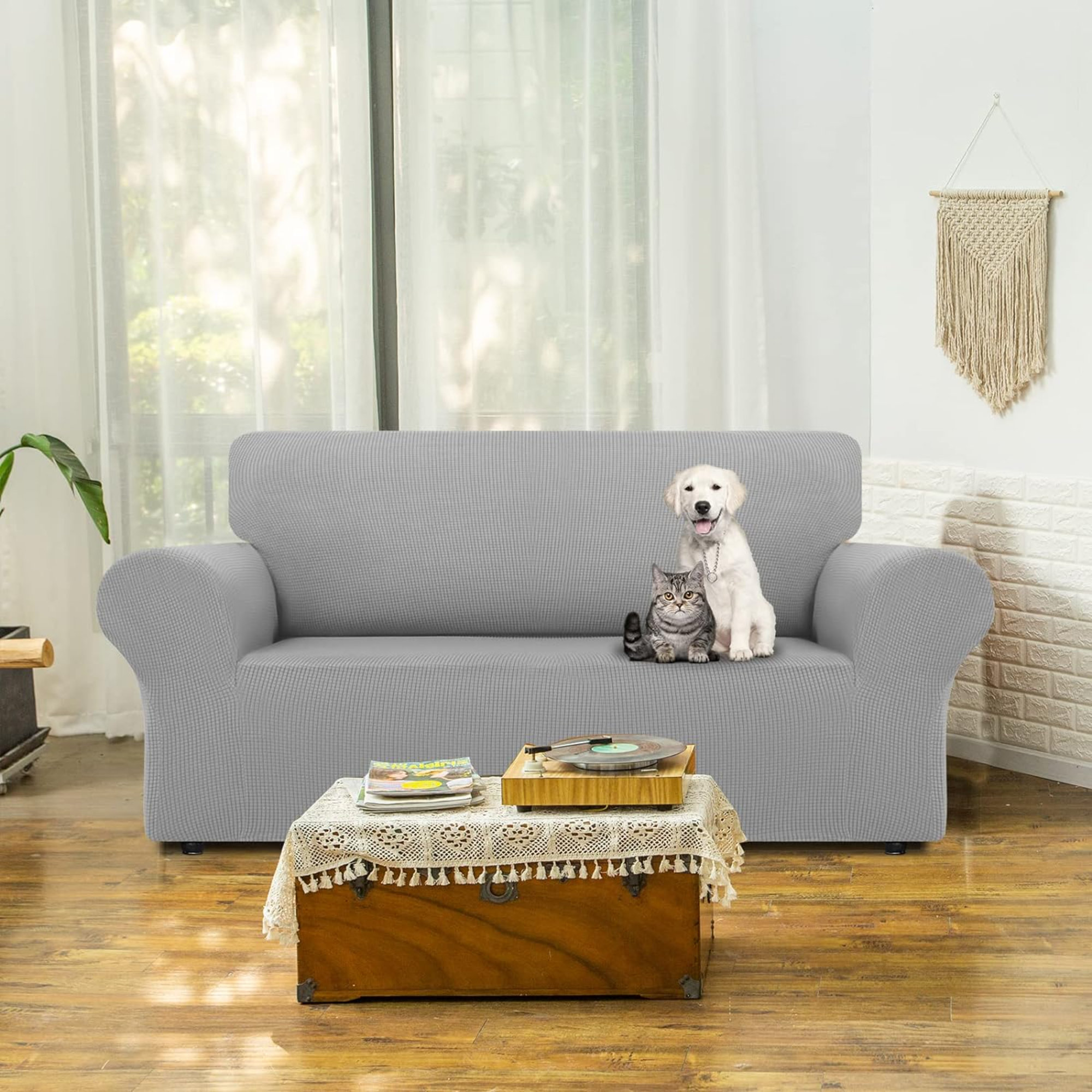 Latitude Run® Stretch Loveseat Sofa Slipcovers 1 Piece Couch Covers For ...