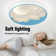 Flush Led Ceiling Light, 1-Light, 50 Cm