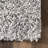 Okan Solid Shag Power Loom Performance Gray Rug-1235591830