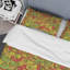 Cachemire floral jaune - ensemble de housse de couette abstrait - microfibre de polyester-515921629