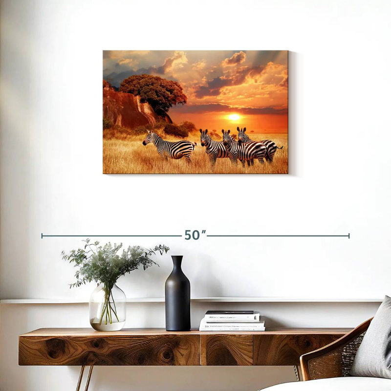Zèbres Brampt Savanna, H 20 po x l 30 po