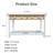 48 Inch Long Console Table With 2 Drawers And 1 Bottom Shelf For Entryway Hallway Easy Assembly