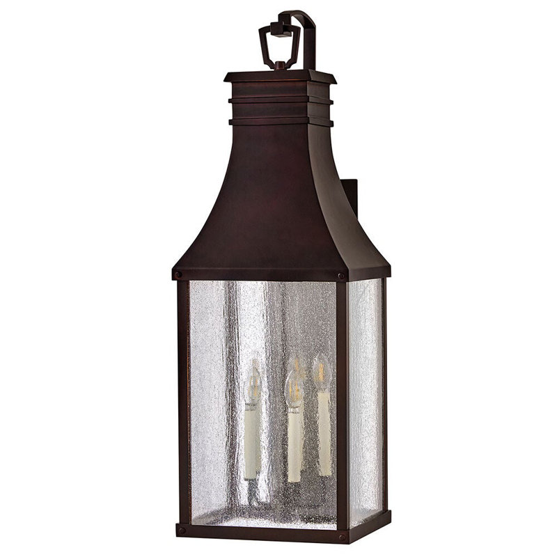 Hinkley Beacon Hill Outdoor Wall Mount, Blackened Copper