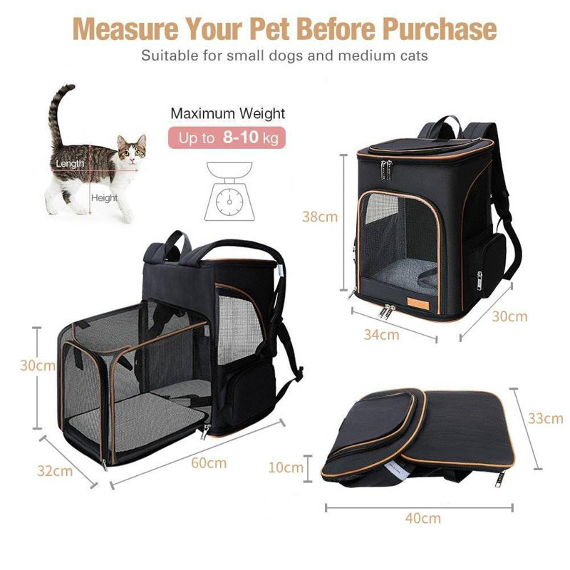 Pet Carrier, Black