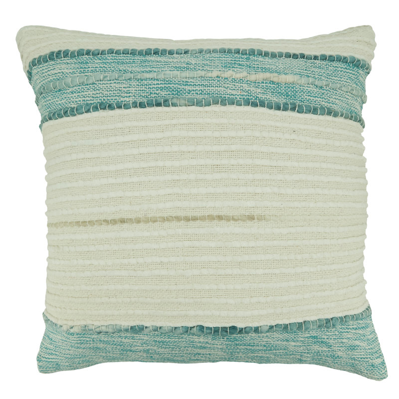 Amayah Collection Striped Cotton Blend Throw Pillow, Pillow Cover Only - No Insert