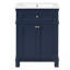 Armoire de salle de bain avec portes à fermeture douce et tablette réglable-500514090