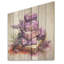 Mauve lavande Batjhroom II - lavande sur bois-793972393