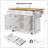 Large Kitchen Island With Drop Leaf, Rolling Cart On Wheels, 4 Doors, 3 Drawers, And Ample Storage For Modern Kitchens-1981331222