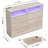 Dresser For Bedroom, 6 Drawer Dresser With Led Lights And Charging Station-45138977