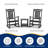 Rasima 23.6" W 2-Person Rocking Patio Set with Table-186289680