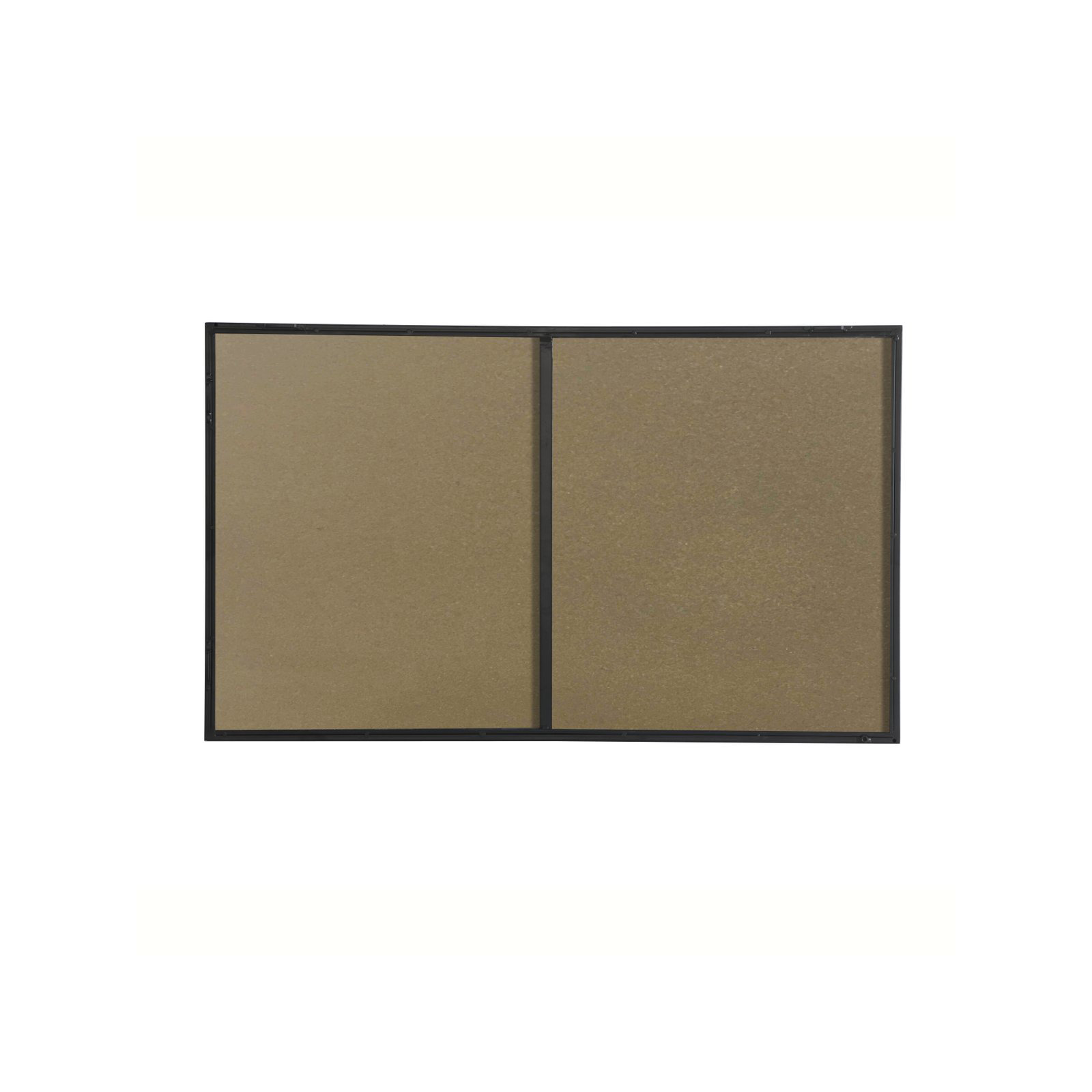 Sabine Metal Rectangle Wall Mirror, 40" x 24", Black