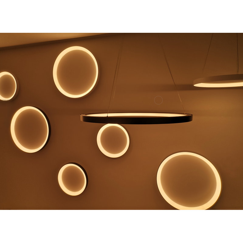 Mirach LED Flush Mount, Silver-colored