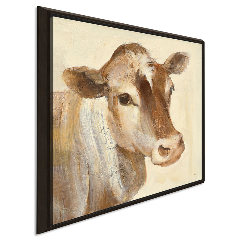 «Look at you I», reproduction de peinture à l'acrylique sur toile, H 21,5 po x l 21,5 po x P 2 po, Cadre flottant espresso