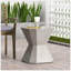 Table d'appoint d'extérieur en béton léger