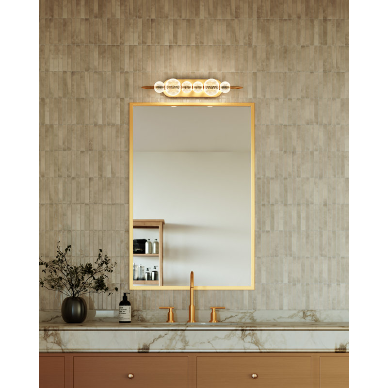 Marni 6 - Light Vanity Light, Natural Brass