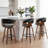 Devlin Mordern Swivel Upholstered Barstools （Set Of 3)-1300904579-1300904583