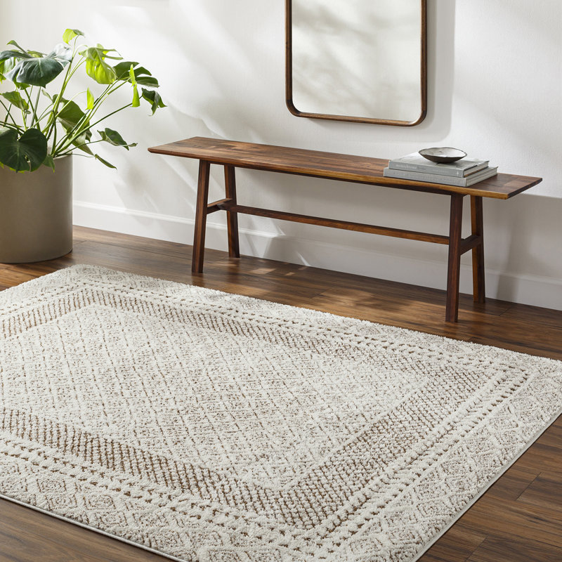 Chequered Area Rug, Rectangle 160 x 213cm