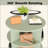 Green 360 Rotating Shoe Cabinet 7 Layers-1000407357